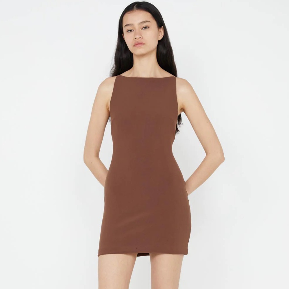 Bec+Bridge Clover Mini dress Chocolate